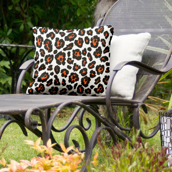 Bless international Caverna Animal Print Indoor/Outdoor Throw Pillow ...